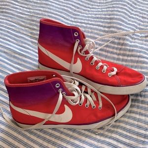 Nike fabric hightop sneakers